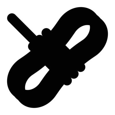 Hank of Rope Icon Simple Design for Tools and Outdoors