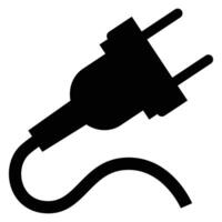Socket Plug Icon for Electrical and Power Supply Design vector