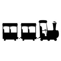 Train Icon for Transportation and Railway System Design vector