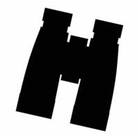 Binoculars Icon for Adventure, Exploration, and Travel vector