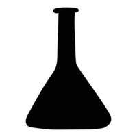 Flask Icon for Science, Laboratory, and Chemistry Themes vector