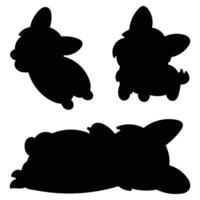 Dog Silhouette Icon for Logos and Creative Designs vector