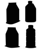 Milk Packed in Carton Boxes, Fresh Dairy Packaging vector