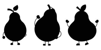 Pear Icon for Food and Healthy Lifestyle Designs vector