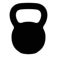 Kettlebell Icon for Fitness, Exercise, and Strength Training vector