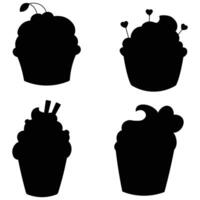 Cupcake Icon for Bakery and Dessert Designs vector