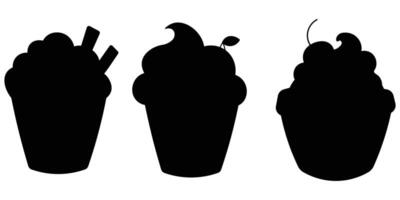 Cupcake Icon for Bakery and Dessert Designs vector