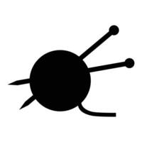 Wool Icon for Textiles and Crafting Themes vector