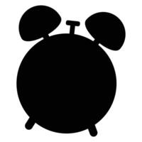 Clock Icon Simple Design for Time and Schedules vector