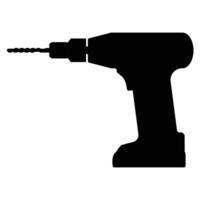 Drill Icon for Tools and Construction Work Design vector