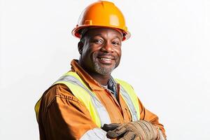 A man in a hard hat photo