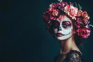 Day of the dead makeup photo