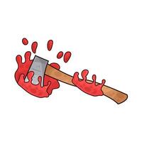 blood with axe vector