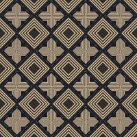 interlocking diamond shapes with intricate geometric lines and dots in a sleek minimal seamless design vector