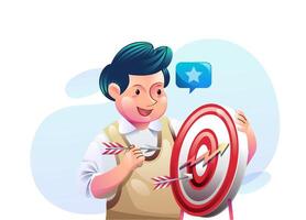 Digital marketing concept illustrations. Modern flat design illustration of Data Analysis. vector
