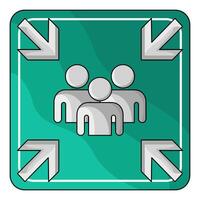 illustration of Emergency Assembly Point vector