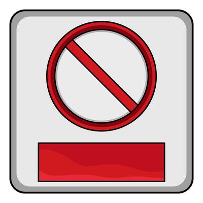 illustration of No Entry Zone