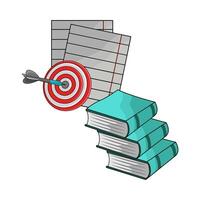 Target Goals Align with Dreams vector