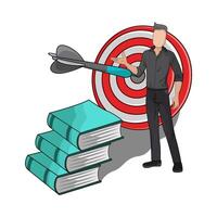Target Goals Drive Your Progress vector