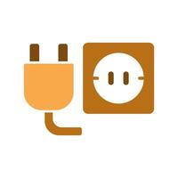 Electrical Outlet icon design element templates simple vector