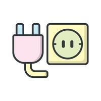Power Socket icon vector