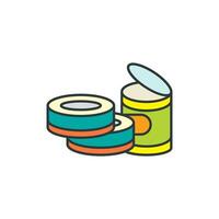 Preserved Food Icons design templates simple and modern vector