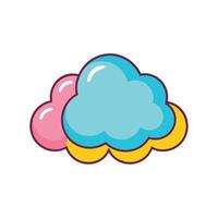 Soft and Dreamy Clouds in a Peaceful Atmosphere vector