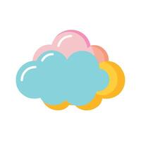 Airy and Ethereal Clouds in Endless Horizons vector