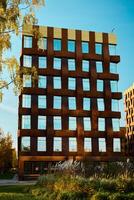 Contemporary Architectural Design Featuring an Innovative and Unique Facade Element photo