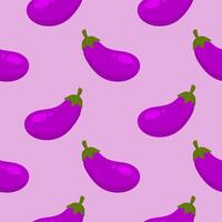 Eggplant pattern Background vector