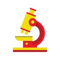 Microscope color design vector