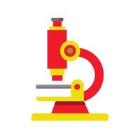 Lab microscope design vector