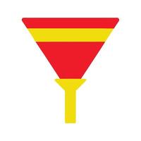 Funnel color design vector