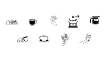 coffee logo illustration vector