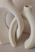 Discover Contemporary and Stylish Modern Abstract Vases that feature Beautiful Neutral Tones photo