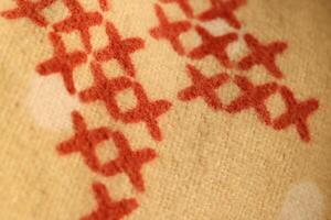 Explore the beauty and richness of textile pattern design featuring warm tones and colors photo