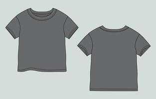 A gray t - shirt with a white background vector