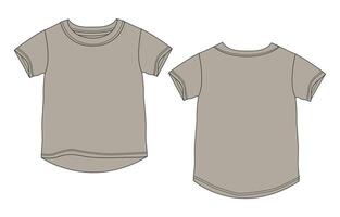 A t - shirt design with a side view vector