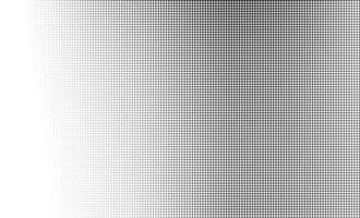 Diagonal halftone pattern with black dots creating a gradient effect on a white background, showing dense to sparse arrangement. vector