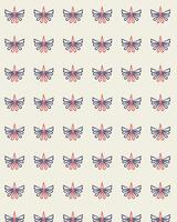 Diamond wing pattern design vector