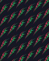 pattern of red and green flashes. vector