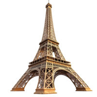 eiffel torre isolado com Claro transparente fundo png