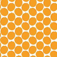 Apricots Seamless pattern in trendy minimalism Summer colorful background texture or wallpaper idea. illustration Wrapping or web promo backdrop, cards price, leaflet, banner, greeting, label vector