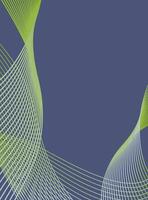 Abstract background with wavy lines. Trendy color of the year 2025 Future Dusk. Banner in vertical format A4. vector