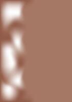 Abstract background with paint stains, haze. Fashionable color of 2025 Mocha Mousse. Banner template for social networks, book cover, notebook. vector