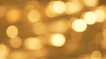 Lights Bokeh Background Abstract - Golden Blurred Background with Circular Lights photo