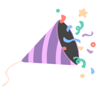 confetti popper with string png