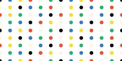 Seamless Pattern with Colorful Circles . Creative Minimalist Background for Children. Trendy Design with Polka Dot. vector
