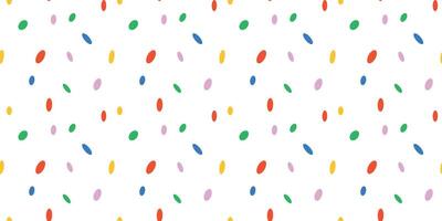 Colorful Blots on Light Background. Basic Seamless Pattern. vector