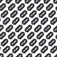 Seamless Pattern with Razor Blades. Graphic Texture for Design , Wallpaper. Barbershop Concept. vector